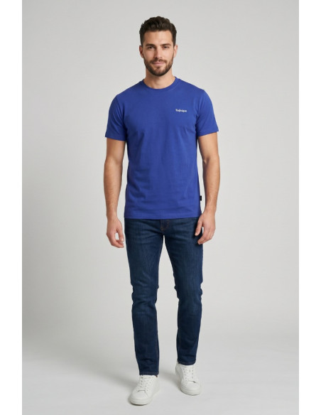 Refrigue t-shirt in jersey con logo ricamato R4533M261 [a0e40a0d]
