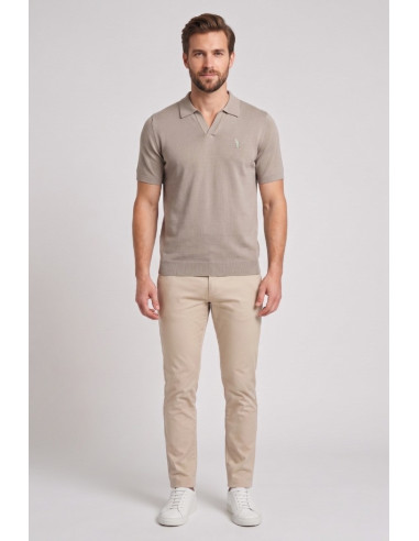 Refrigue polo derby in filo di cotone R5009M261 [05606bdf]