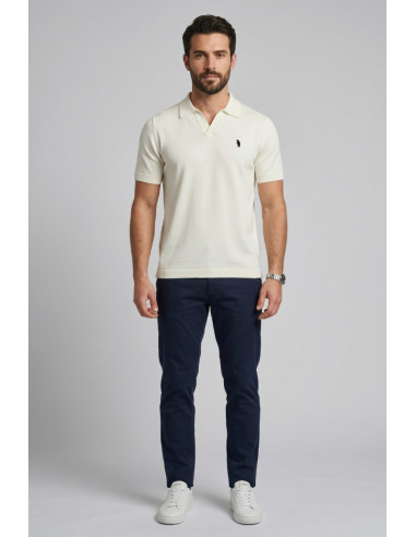 Refrigue polo derby in filo di cotone R5009M261 [21b6ccd6]
