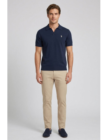 Refrigue polo derby in filo di cotone R5009M261 [baa876d0]