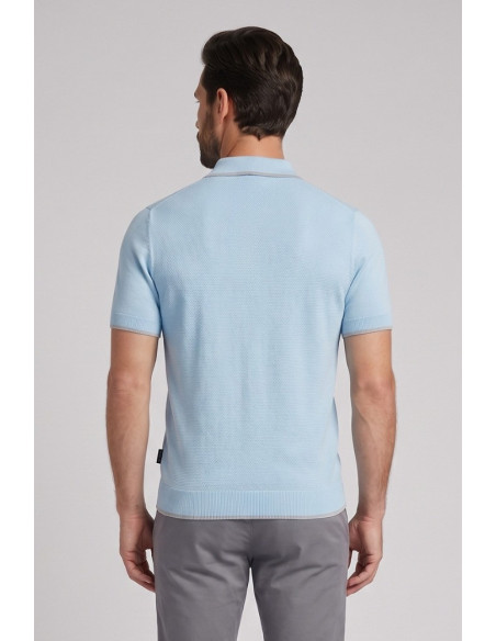 Refrigue polo in filo di cotone con contrasti R5012M261 [ace9f88a]