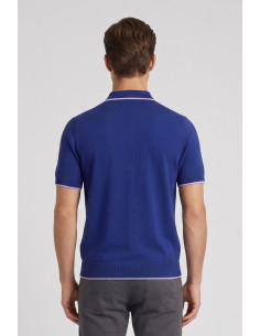 Refrigue polo in filo di cotone con contrasti R5012M261 [e6d6e229] 2