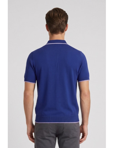 Refrigue polo in filo di cotone con contrasti R5012M261 [3ff0a124]
