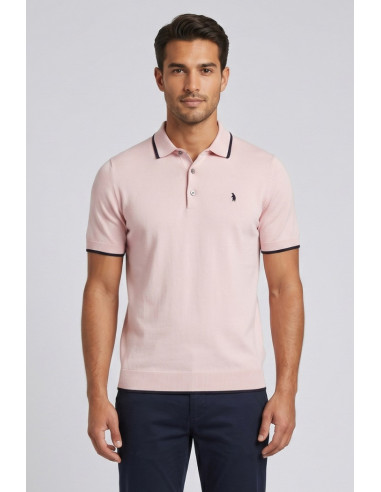 Refrigue polo in filo di cotone con contrasti R5012M261 [8fcc661e]