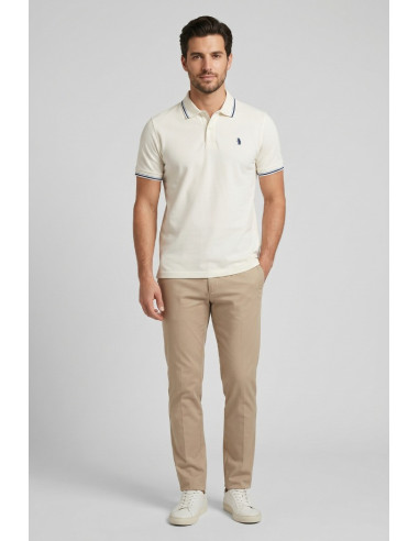 Refrigue polo in piquet di cotone stretch R5017M261 [10807b2c]