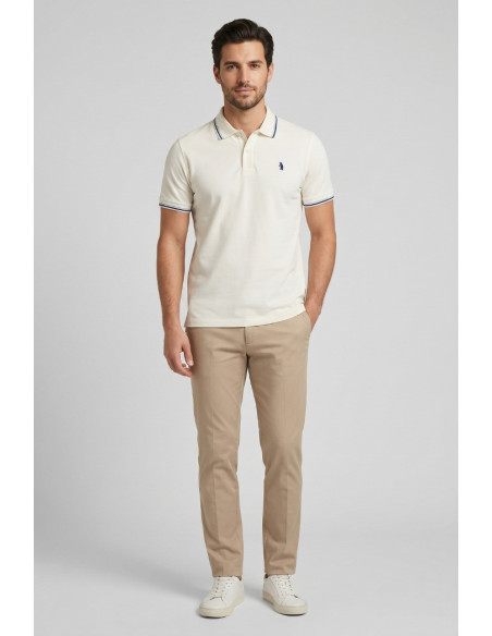Refrigue polo in piquet di cotone stretch R5017M261 [10807b2c]