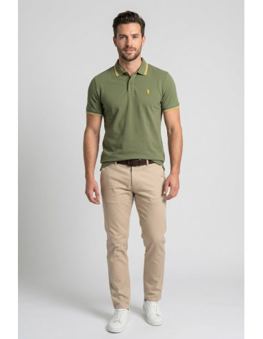 Refrigue polo in piquet di cotone stretch R5017M261 [71e613c9]