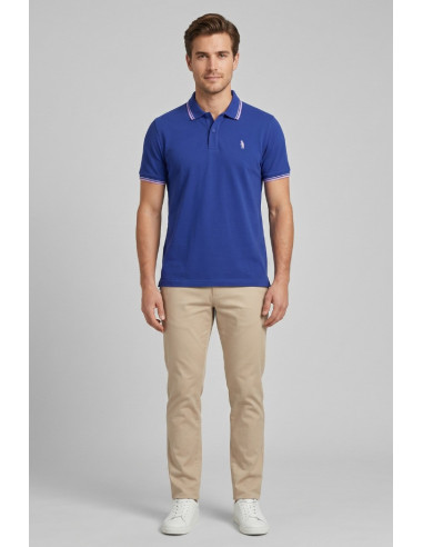 Refrigue polo in piquet di cotone stretch R5017M261 [6a38ab56]