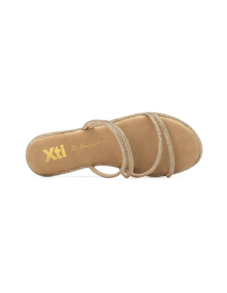 Xti sandalo con fasce strass 145107 [53495a00]