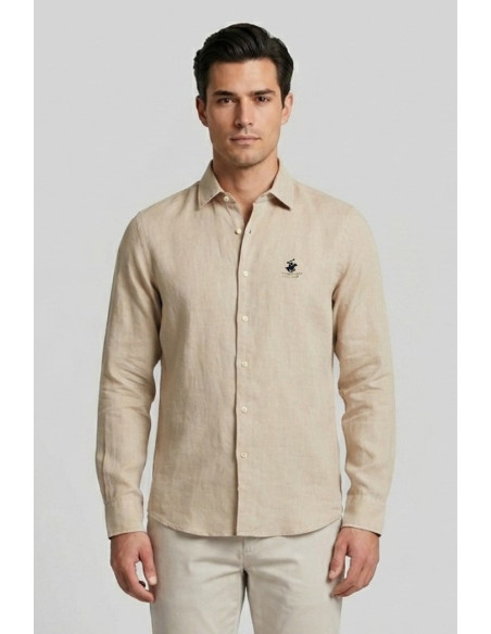 Beverly Hills Polo Club camicia in lino Uran [d918ac60]