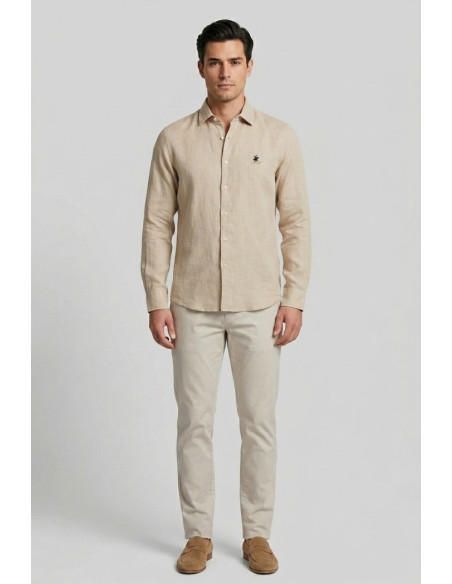 Beverly Hills Polo Club camicia in lino Uran [b7232e69]