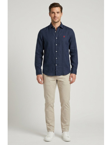Beverly Hills Polo Club camicia in lino Uran [08eb3366]