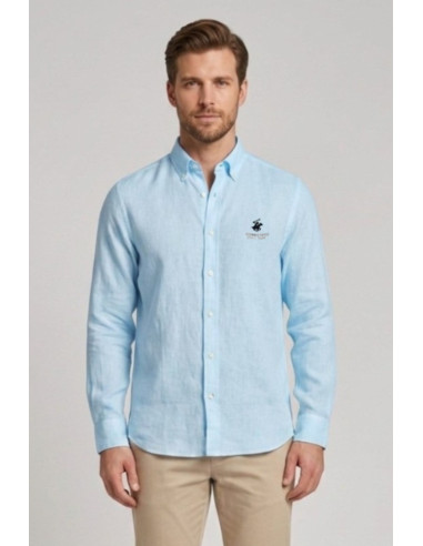 Beverly Hills Polo Club camicia in lino Uran [6e82c1bc]