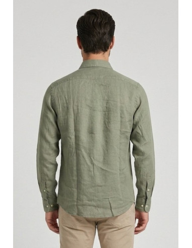 Beverly Hills Polo Club camicia in lino Uran [458e2081]