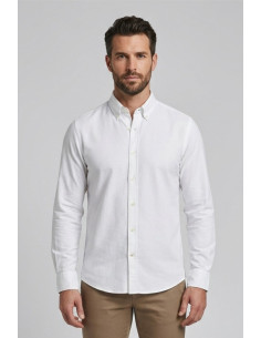 Guy camicia botton down in cotone Custom915-1170 M50091 [6c8b8c60]