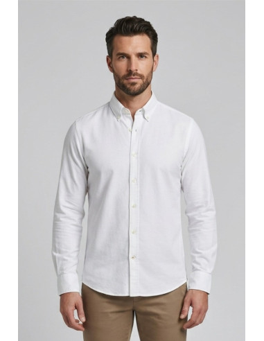 Guy camicia botton down in cotone Custom915-1170 M50091 [6c8b8c60]