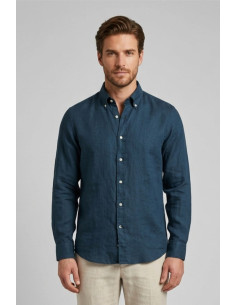 Guy camicia botton down in lino Custom919x-1211 M50090 [7f824e4b]