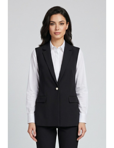 PDK gilet in tessuto stretch 057021 [622b10e7]