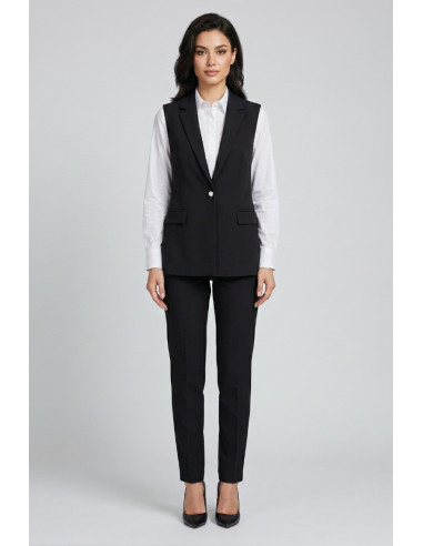 PDK gilet in tessuto stretch 057021 [0c1092ee]