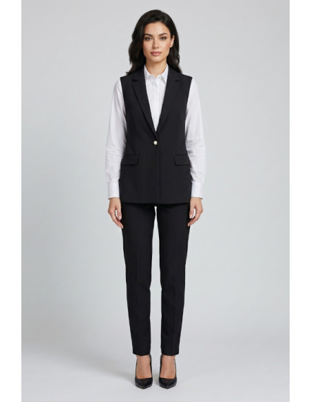 PDK gilet in tessuto stretch 057021 [0c1092ee]
