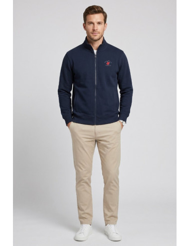 Beverly Hills Polo Club felpa a zip in cotone F450186 [f8f16350]