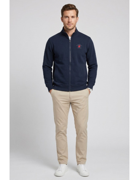 Beverly Hills Polo Club felpa a zip in cotone F450186 [f8f16350]