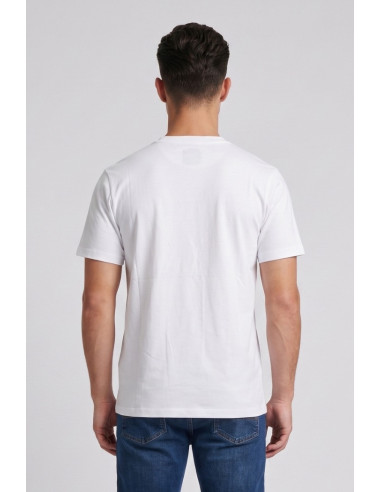 North Sails t-shirt in jersey di cotone stretch con logo patch 693156 [6a482579]