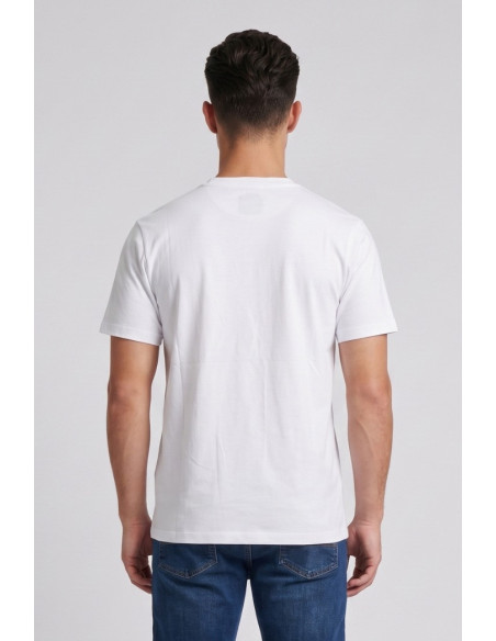 North Sails t-shirt in jersey di cotone stretch con logo patch 693156 [6a482579]