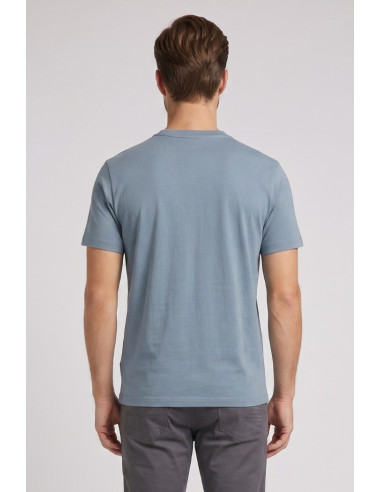 North Sails t-shirt in jersey di cotone stretch con logo patch 693156 [f904efac]