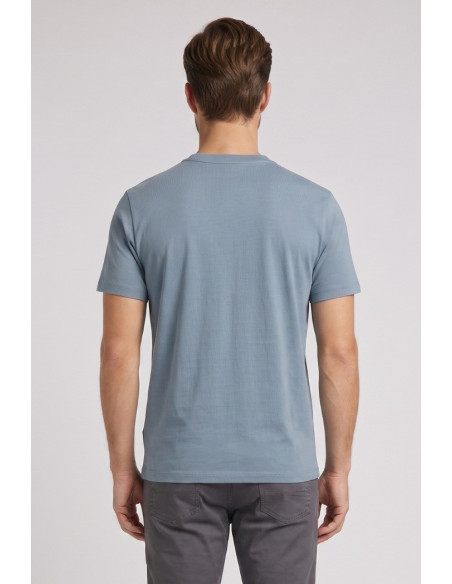 North Sails t-shirt in jersey di cotone stretch con logo patch 693156 [f904efac]