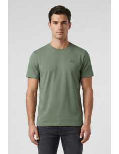 North Sails t-shirt in jersey di cotone stretch con logo patch 693156 [d2080e91]