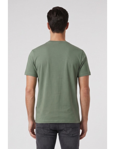 North Sails t-shirt in jersey di cotone stretch con logo patch 693156 [0b2e4d9c]
