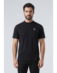 North Sails t-shirt in jersey di cotone stretch con logo patch 693156 [986cdef8]