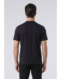 North Sails t-shirt in jersey di cotone stretch con logo patch 693156 [986cdef8] 2