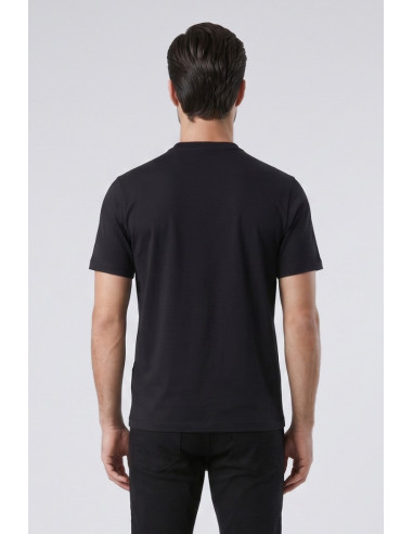 North Sails t-shirt in jersey di cotone stretch con logo patch 693156 [414a9df5]