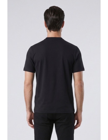 North Sails t-shirt in jersey di cotone stretch con logo patch 693156 [414a9df5]
