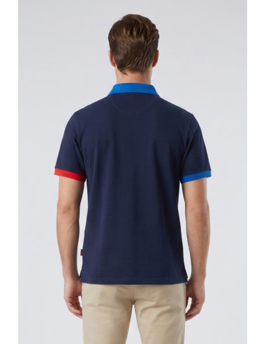 North Sails polo in piquet di cotone con dettagli a contrasto 692661 [bae34eb5]