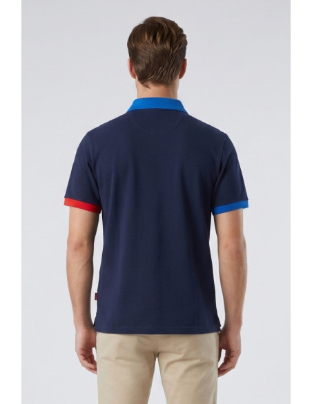 North Sails polo in piquet di cotone con dettagli a contrasto 692661 [bae34eb5]
