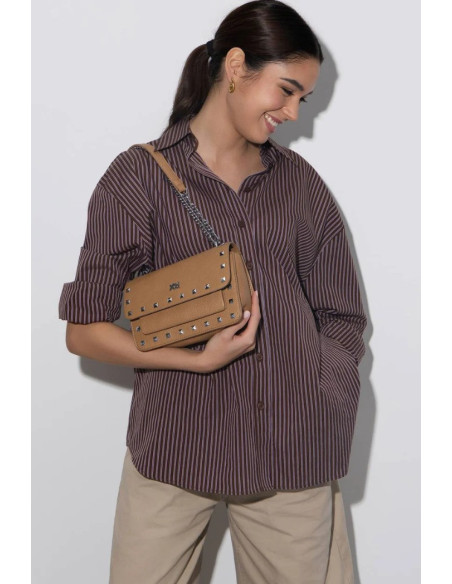 Xti borsa a tracolla con borchiette 184532 [42bff5f2]