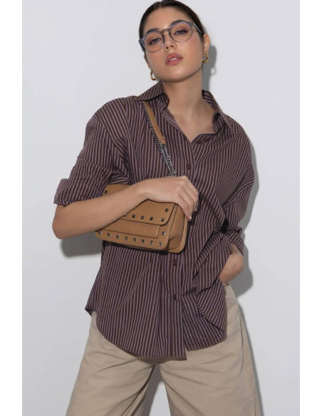 Xti borsa a tracolla con borchiette 184532 [f5a234f6]