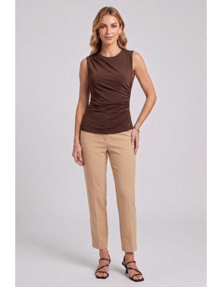 Markup t-shirt smanicata con drappeggi MW1610111 [13fc4992]