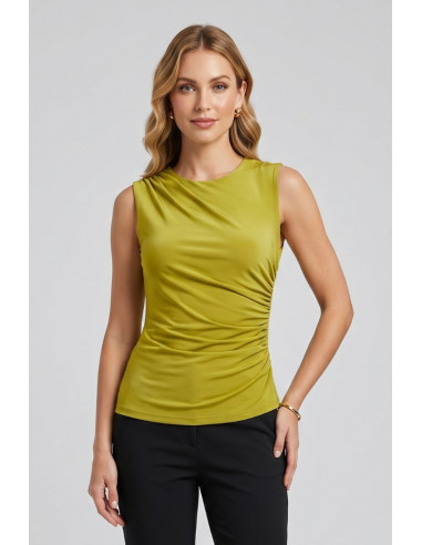 Markup t-shirt smanicata con drappeggi MW1610111 [a67220f2]