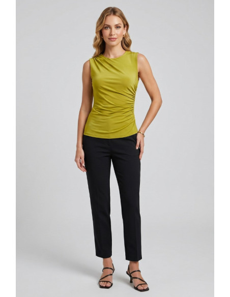 Markup t-shirt smanicata con drappeggi MW1610111 [c849a2fb]