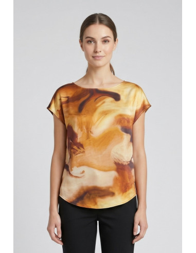 Markup t-shirt in viscosa a fantasia MW1610116 [94970537]