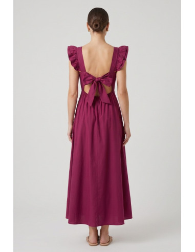Fresh Flower abito lungo in popeline di cotone FD619 [fe5b393e]