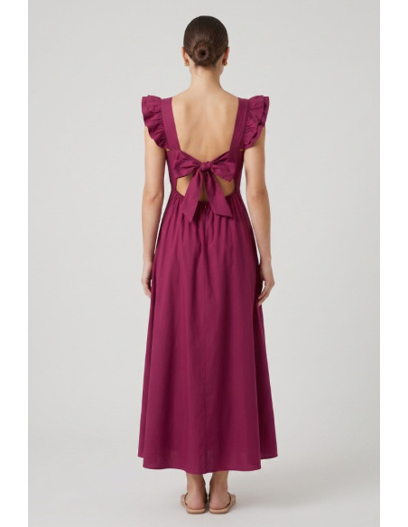 Fresh Flower abito lungo in popeline di cotone FD619 [fe5b393e]
