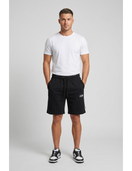 Icon bermuda in cotone con ricamo logo IUPREB001 [a5708852]