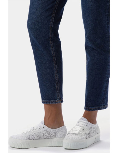 Superga sneaker platform in macramè 2740 Flower Macramè [6080d53f]