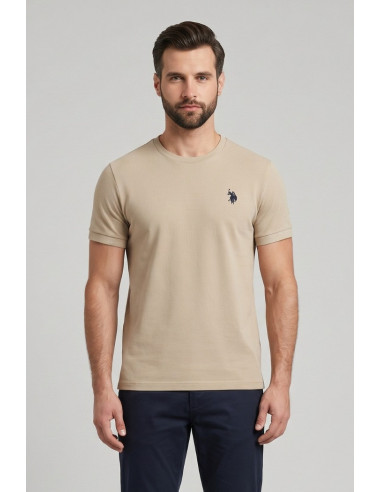 US Polo ASSN t-shirt in piquet di cotone con logo ricamato Bren US43154006 [4287e818]