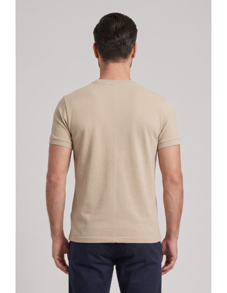 US Polo ASSN t-shirt in piquet di cotone con logo ricamato Bren US43154006 [9ba1ab15]